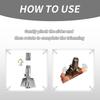 Marrone Manual Nose Hair Trimmer (No Batteries Required)- Portable Stainless Steel Nose Hair Remover for Men & Women/Professional Manual Washing. (Silver) view 4