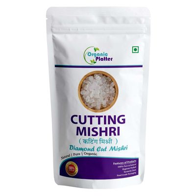 Mishri Dana|Cutting Misri|Sugar Mishri Crystal candy Small|Diamond Cut Mishri (Pouch) (1400gm)