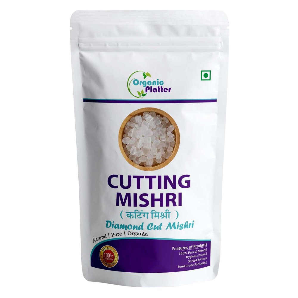 Mishri Dana|Cutting Misri|Sugar Mishri Crystal candy Small|Diamond Cut Mishri (Pouch) (1400gm)