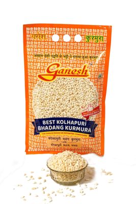 Ganesh Bhadang Bhel Kurmura Organic Puffed Rice For Snack Roasted Murmure For Healths
