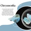 9Dzine Chrysocolla Crystal Raw Stones Chunks 500 Grams AA+ Grade | Chrysocolla Large Raw Gemstone for Healing Meditation Vastu Correction view 2