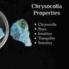 9Dzine Chrysocolla Crystal Raw Stones Chunks 500 Grams AA+ Grade | Chrysocolla Large Raw Gemstone for Healing Meditation Vastu Correction view 3