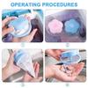 Yopram 2 Pcs Washing Machine Floating Lint Mesh Bags And Reusable Laundry Dryer Balls Set - Hair Catcher, Lint Trap, And Eco-Friendly Dryer Balls Anti Vibration Pads (10Ball+2Bag) - Multicolor view 4