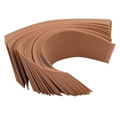 Aabhir Traders Waxing Strips for Face, Legs, Underarms, Facial Eyebrow, Hair Removal Plain Disposable Large WaxStrips Easy & Safe Wax Strips Paper Hair Removal for Men and Women (100), BROWN, (FS-ALL)