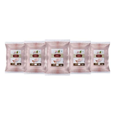 90's MILL Pink Rock Salt Loon Powder | Sabut Gulabi Lahori Sendha Namak Powder | Himalayan Pink Salt Powder with 84 Minerals For Cooking |100% Natural For Detox-850GM*5Pack