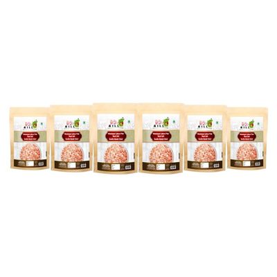 90's MILL Whole Himalayan Pink Rock Salt Chunks | Sendha Namak Sabut | Sabut Sendha Sindhav Namak Granules Crystal | Himalayan Pure sendha namak Pink Rock Salt Chunks-400GM*6Pack