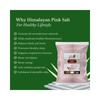 90's MILL Authentic Himalayan Pink Rock Salt Powder | Low Sodium Himalaya Pink Rocksalt cooking Powder Rock Salt | Additive-Free, Gourmet Grade, Signature Quality | Saindha Sendha Salt-850GM*6Pack view 2