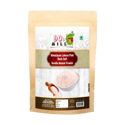 90's MILL Ekadashi Fast Upwaas Upwas Vrat Ke Liye Salt | Himalayan Pink Rock Salt Powder | Saindhava Lavana Sendha loon namak with Natural Trace Minerals-1900GM*1Pack