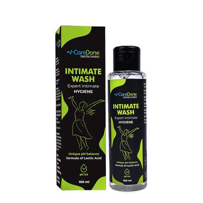 CareDone Natural Intimate Wash With Tea Tree Oil Prevents Dryness,pH Balanced, Bad Smell, Itching, Rashes,Irritation & Paraben Free (1)