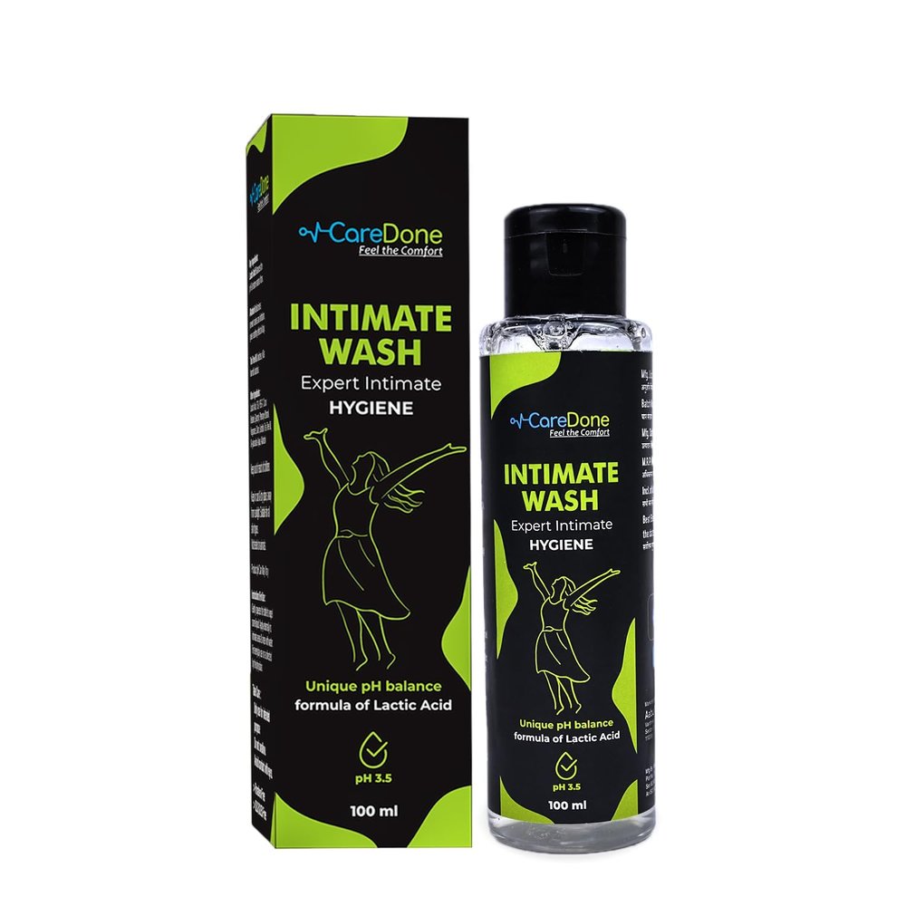 CareDone Natural Intimate Wash With Tea Tree Oil Prevents Dryness,pH Balanced, Bad Smell, Itching, Rashes,Irritation & Paraben Free (1)