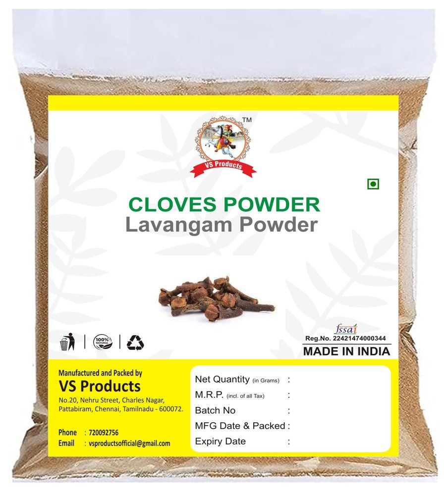 VS Products Cloves Powder 450g | Laung | Lavang | Lavangalu | Lavangam | Grambu | Krambu Powder