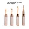 Hair Trimmer, ABS Waterproof Lightweight Electric Eyebrow Trimmer for Men for Facial Hair view 3