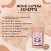 Hillbutiveda Gond Katira Pure Organic | Edible Gum | Tragacanth Gum, Crystals | Kathila Gum, Gond | High Cooling Properties Herbal Food | Super Food (100 gm) view 3