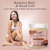 Newsio Pure Hair Removal Powder For Underarms, Hand, Legs & Bikini Line Three in one Use For D-Tan Skin, Removing Hair, Remove Dead cell in Chocolate Fragrance (Pack Of 4 Jar 400 gm) view 2