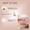 Newsio Pure Hair Removal Powder For Underarms, Hand, Legs & Bikini Line Three in one Use For D-Tan Skin, Removing Hair, Remove Dead cell in Chocolate Fragrance (Pack Of 4 Jar 400 gm) view 3