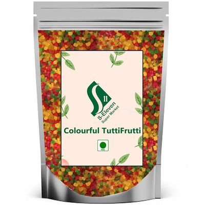 S Eleven Super Market Dutti Frutti Cherries-Fresh Fruits, Tutti Fruity, Tutti Frutti For Cake, Tutti Fruity For Cake (2 Kg)