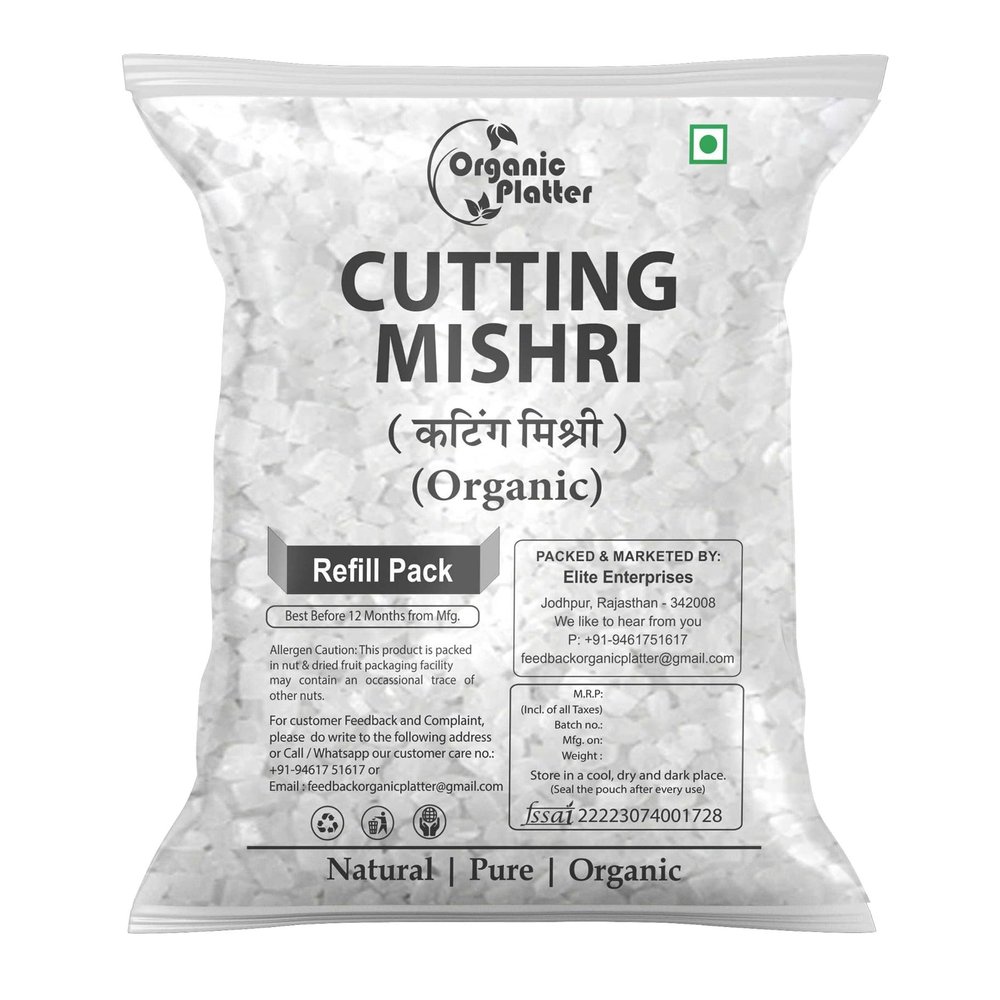 Mishri Dana, Cutting Misri, Sugar Mishri Crystal candy Small, Diamond Cut Mishri (Refill) (200gm)