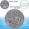 GUEICN Stainless Steel Scrubber Steel Wool Scouring Pad Magic Eraser Sponge Kitchen Cast Iron Scrubber for Dishes Corner Cleaning Supplies view 3