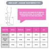 FOWLNEST-PLUS Medical Compression Stockings for Varicose Veins, Swelling & DVT | Class II Knee Length Compression Socks for Men & Women | 23-32 mmHg DVT Stockings - 2XL view 2