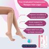 FOWLNEST-PLUS Medical Compression Stockings for Varicose Veins, Swelling & DVT | Class II Knee Length Compression Socks for Men & Women | 23-32 mmHg DVT Stockings - 2XL view 3