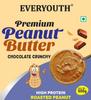 EVERYOUTH Peanut Butter Chocolate Crunchy& Almond Crunchy Combo Pack, Delicious, High Protein - Pack of 2(500g each) view 4