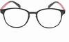RR EYE WEAR Blue Cut Blue Ray glasses Blue coated Hydrobhobic Prevencia Coated water and Dust Repllent Uv420 Emi Coated Blue Coated Fully Protected By Mobile And Computer Zero Power Black Red Round 05 view 1