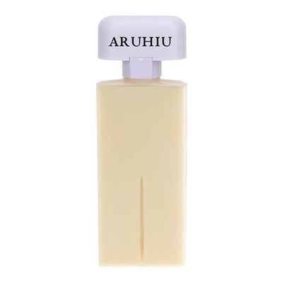 ARUHIU Waxing kit White Chocolate Roll-On Wax Kit 150 ML Wax Hair Remover cartridge Hair Removal Soft Wax Cartridge, Depilatory Wax Roller Refill for legs and arms for women (150ml, 1)