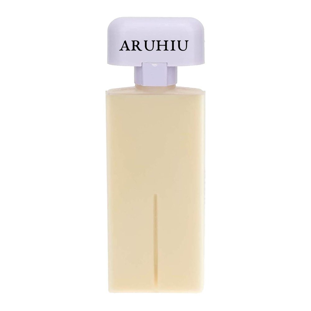 ARUHIU Waxing kit White Chocolate Roll-On Wax Kit 150 ML Wax Hair Remover cartridge Hair Removal Soft Wax Cartridge, Depilatory Wax Roller Refill for legs and arms for women (150ml, 1)