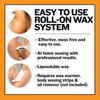 ARUHIU Waxing kit White Chocolate Roll-On Wax Kit 150 ML Wax Hair Remover cartridge Hair Removal Soft Wax Cartridge, Depilatory Wax Roller Refill for legs and arms for women (150ml, 1) view 3