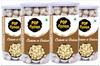 Popfusion Gourmet Roasted and Flavoured Makhana- Creamy Onion(70gm*4) - Gluten free and Low Fat Snacks with Airtight Glass Jar - Pack of 4 (280 gm) view 1