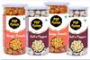 Popfusion Gourmet Roasted and Flavoured Makhana- Himalyan Salt & Pepper Makhana(70gm*2) and Tomato(70gm*2) - Gluten free and Low Fat Snacks with Airtight Glass Jar - Pack of 4 (280gm) view 1