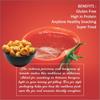 Popfusion Gourmet Roasted and Flavoured Makhana- Himalyan Salt & Pepper Makhana(70gm*2) and Tomato(70gm*2) - Gluten free and Low Fat Snacks with Airtight Glass Jar - Pack of 4 (280gm) view 4
