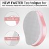 Crystal Hair Eraser for Women and Men, Reusable Crystal Hair Remover, Painless Exfoliation Crystal Hair Removal Stone, Magic Hair Eraser for Legs Arms Back - Pink view 2