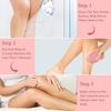 Crystal Hair Eraser for Women and Men, Reusable Crystal Hair Remover, Painless Exfoliation Crystal Hair Removal Stone, Magic Hair Eraser for Legs Arms Back - Pink view 3