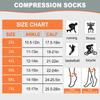 BODALA Plus Size Compression Socks for Women&Men, 20-30 mmHg Up to 7X-Large Extra Wide Calf Knee High for Support Circulation, Beige, 6X-Large view 2