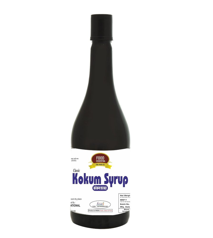 Food Essential Kokum Syrup 750 ml. [Refreshing and Cooling Drink]
