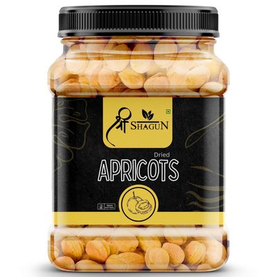  SHAGUN 100% Orgainc Dried Turkish Apricot 600 gm Gluten Free & Sodium Free Natural Khumani Dry Fruit Jardalu