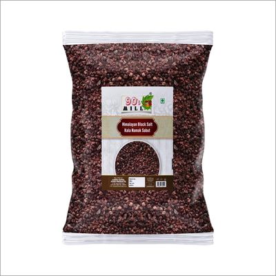 90's MILL Sabut Suddh Kala Namak Exotic Mineral Rich Black Salt Fresh Himalayan Black Salt Impurity Free | Grinder Perfect for Chaats Chutneys Salads Fruits Pickling Grilled Chicken-850GM*1Pack