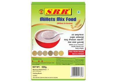 SRR Millet Mix Food Pack of 2 (500 grams x 2)