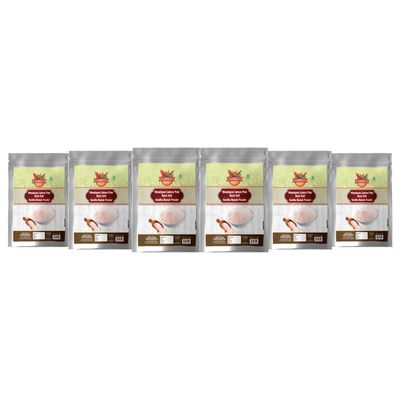 Changezi's Classic Rock Salt Powder | Himalyan Pink Rock Salt Powder | 100% Pure Pink Salt with Natural Trace Minerals | Sendha Sandha Saindhav Sindhav Namak Lavana Loon-850GM*6Pack