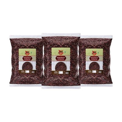 Changezi's Feng Shui Arabian Black Sea Salt Crystals,Unrefined|Non-iodised|Impurity Free|Optically Sorted|Natural Black Salt|Use for Pickling, Scrubs, Herbal infusions-100GM*3Pack