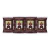 Changezi's Sabut Suddh Kala Namak Exotic Mineral Rich Black Salt Fresh Himalayan Black Salt Impurity Free | Grinder Perfect for Chaats Chutneys Salads Fruits Pickling Grilled Chicken-400GM*4Pack view 1
