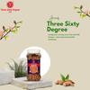 360 Three Sixty Degree Roasted Whole Unsalted Almonds In 500 Grams Jar|Crunchy Badam|Protein Rich Nutritious And Super Tasty view 3