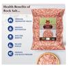Changezi's Whole Himalayan Pink Rock Salt Chunks | Sendha Namak Sabut | Sabut Sendha Sindhav Namak Granules Crystal | Himalayan Pure sendha namak Pink Rock Salt Chunks-1900GM*4Pack view 2