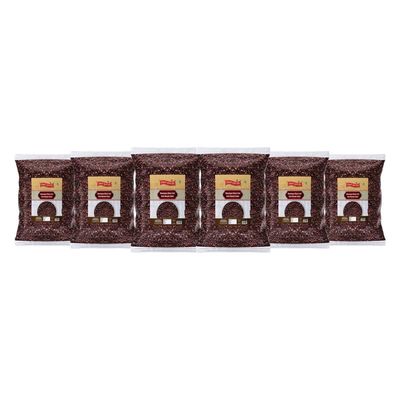 Okhli Musal Brand Feng Shui Arabian Black Sea Salt Crystals,Unrefined|Non-iodised|Impurity Free|Optically Sorted|Natural Black Salt|Use for Pickling, Scrubs, Herbal infusions-850GM*6Pack