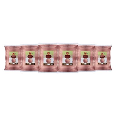 Changezi's Handgrounded Natural Organic Black Salt/Kala Namak Powder | Handground Kala Namak Kala Loon Powder | Sulphur-Rich Kala Namak Sanchal Powder | bit loona bit lobon kala loon-400GM*6Pack