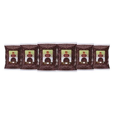 Changezi's Feng Shui Arabian Black Sea Salt Crystals,Unrefined|Non-iodised|Impurity Free|Optically Sorted|Natural Black Salt|Use for Pickling, Scrubs, Herbal infusions-400GM*6Pack