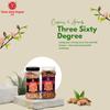 360 Roasted Whole Salted and Unsalted Almonds Combo | 1kg (500g x 2) Jar | Crunchy Badam | Protein Rich, Nutritious, Super Tasty Snack view 3