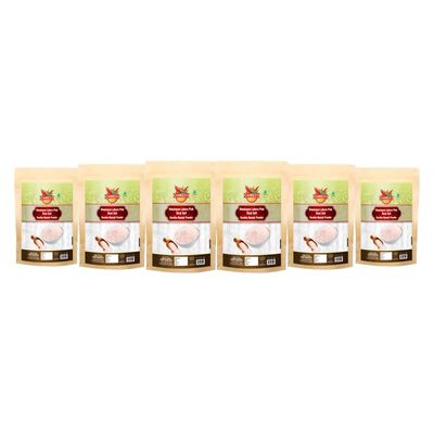 Changezi's Authentic Himalayan Pink Rock Salt Powder | Low Sodium Himalaya Pink Rocksalt cooking Powder Rock Salt | Additive-Free, Gourmet Grade, Signature Quality | Saindha Sendha Salt-850GM*6Pack