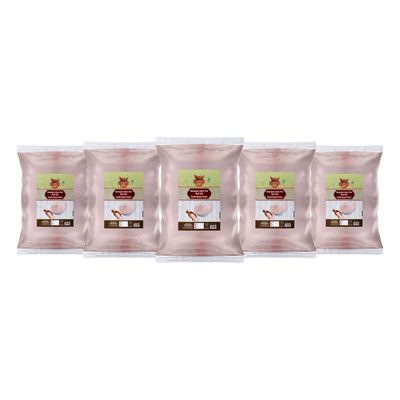 Changezi's Pink Rock Salt Loon Powder | Sabut Gulabi Lahori Sendha Namak Powder | Himalayan Pink Salt Powder with 84 Minerals For Cooking |100% Natural For Detox-850GM*5Pack